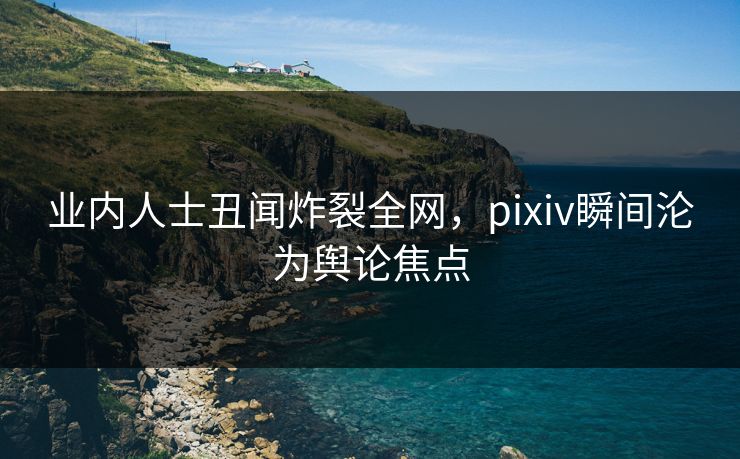 业内人士丑闻炸裂全网，pixiv瞬间沦为舆论焦点